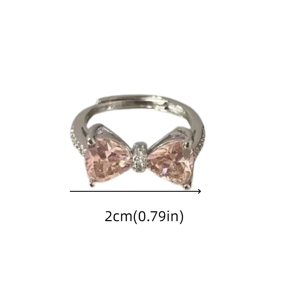 Fashion Adjustable Bow Ring Jewelry🚧